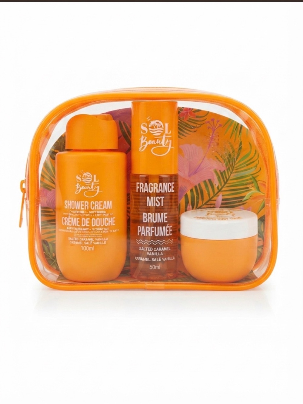 Salted Caramel Vanilla Bath & Body Set - Orange